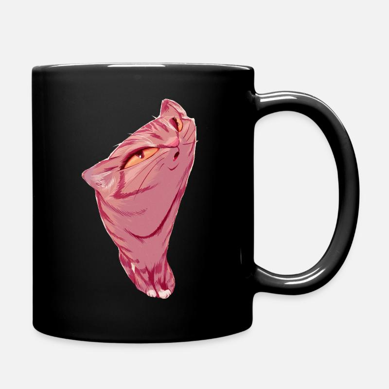 Weiches Pink - Tasse einfarbig - Schwarz