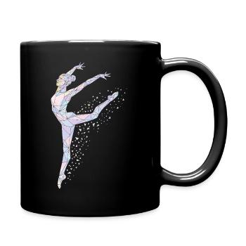 Gymnastique Gymnaste Adolescent - Gymnastique au sol Gymnastique artistique - Mug uni - noir - Droite