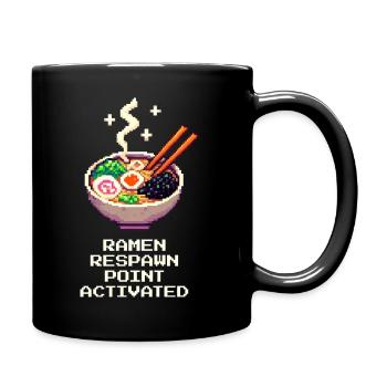 Réapparition de ramen activée | Humour de Ramen Bowl - Mug uni - noir - Droite