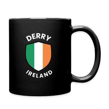 Drapeau du Derry Ireland Shield - Mug uni - noir - Droite