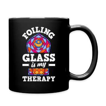 Stained Glass Art Stained Glass Artist - Full Colour Mug - black - Right