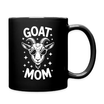 Ziege Sprüche Ziegen Lustiges Ziege Geschenk - Tasse einfarbig - Schwarz - Rechts