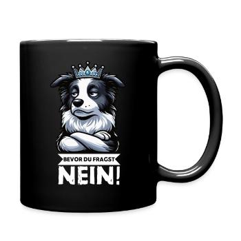 Avant que vous ne demandiez : Border Collie, Chien de Troupeau, Chien Collie - Mug uni - noir - Droite
