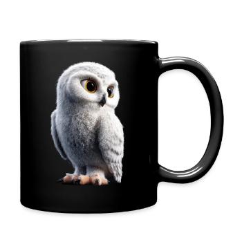 Chouette blanche Chouette Chouette Chouette Chouette Chouette Chouette des neiges - Mug uni - noir - Droite