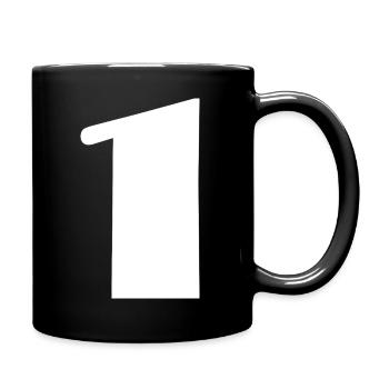 1. 1 AN. 1er ANNIVERSAIRE. ANNIVERSAIRE 1 AN - Mug uni - noir - Droite
