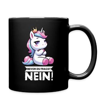 Avant que vous ne demandiez, pas de licorne licornes fan de licorne - Mug uni - noir - Droite