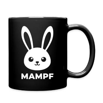 Delicate Bunny Bunny Print - Full Colour Mug - black - Right