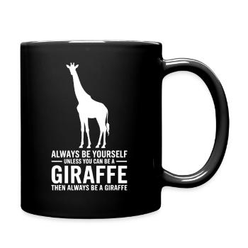 Dynastiques de girafe Girafe Drôle de cadeau de girafe - Mug uni - noir - Droite