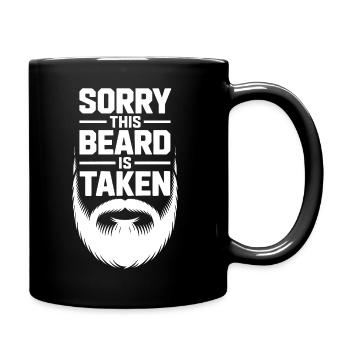 Sorry This Beard Is Taken - Full Colour Mug - black - Right