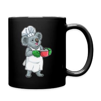 Cuisson en marmite de koala - Mug uni - noir - Droite