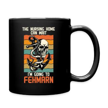 Papi MAISON DE RETRAITE PEUT ATTENDRE, JE VAIS - Mug uni - noir - Droite