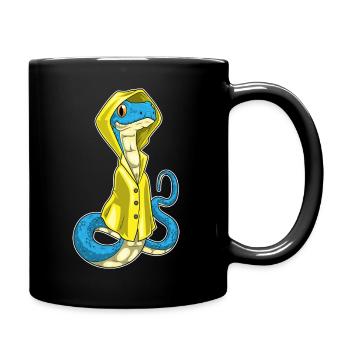 Snake Rain Jacket - Full Colour Mug - black - Right