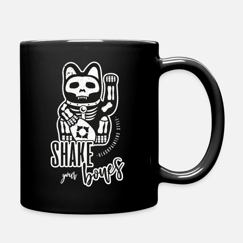 Chat qui agite le squelette - Secouez vos os - Mug uni - noir