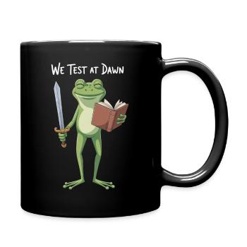 Dawn Frog Quest: Sword & Tome - Full Colour Mug - black - Right