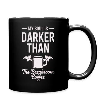 Café de la salle de pause Darker Soul - Mug uni - noir - Droite