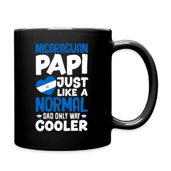 Fierté et Foyer du drapeau du Nicaragua - Mug uni - noir - Droite