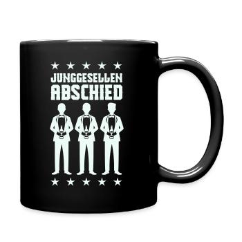 junggesellenabschied_sterne- - Tasse einfarbig - Schwarz - Rechts
