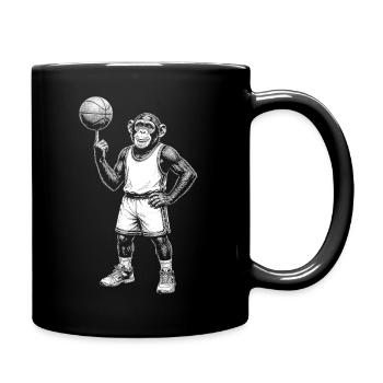Basket-ball - Mug uni - noir - Droite