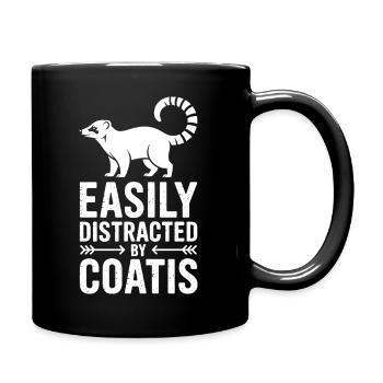 Coatis Sayings Funny Coatis Gift - Full Colour Mug - black - Right