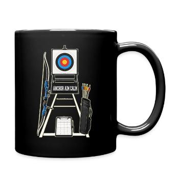 ANCHOR AIM CALM - Full Colour Mug - black - Right