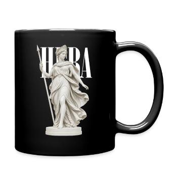 Hera-Göttin - Tasse einfarbig - Schwarz - Rechts