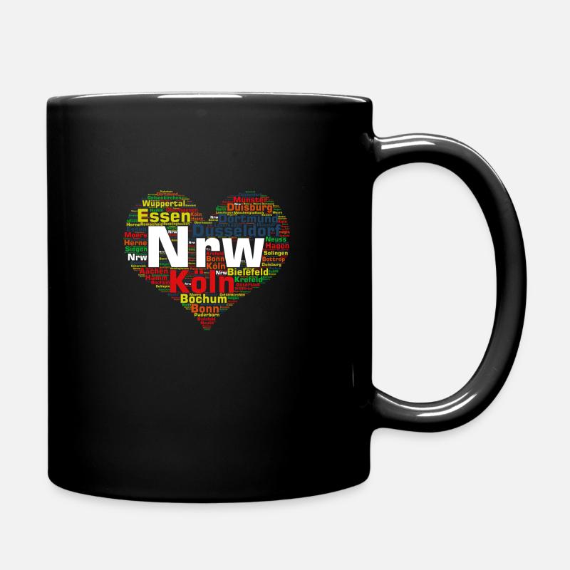NRW Love - Tasse einfarbig - Schwarz