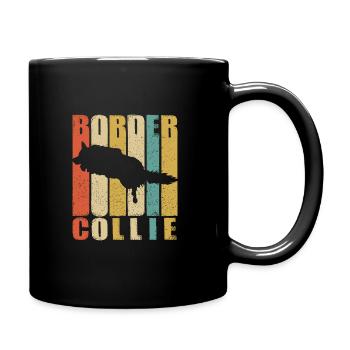Border Collie cadeau pour un ami chien - Mug uni - noir - Droite
