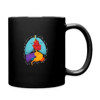 Cadeau d’anatomie des organes internes pour les médecins - Mug uni - noir - Droite