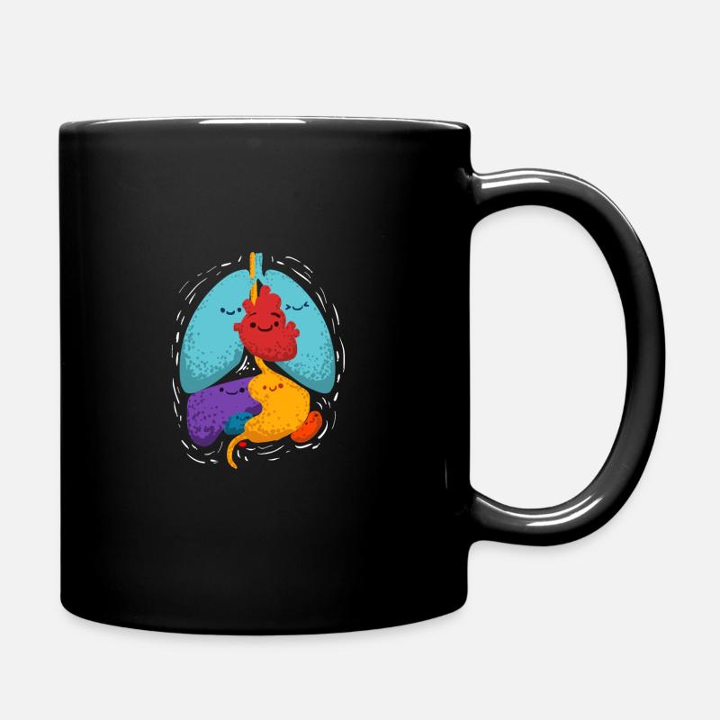 Cadeau d’anatomie des organes internes pour les médecins - Mug uni - noir