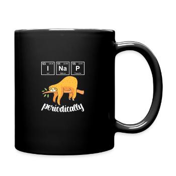 Drôle de science humour Jeux de mots Paresseux - Mug uni - noir - Droite