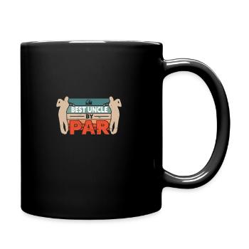 Golf Best Uncle By Par - Tasse einfarbig - Schwarz - Rechts