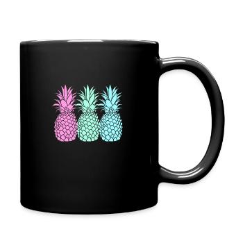 Ananas - Mug uni - noir - Droite