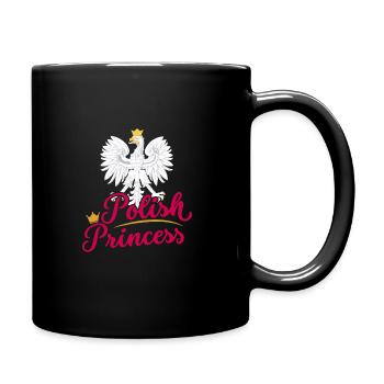 Polnisch Pole Polish Princess - Tasse einfarbig - Schwarz - Rechts