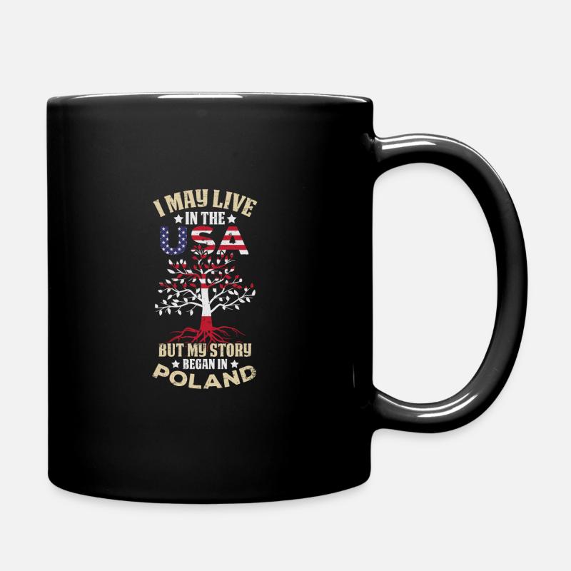 Drapeau polonais Polska - Mug uni - noir