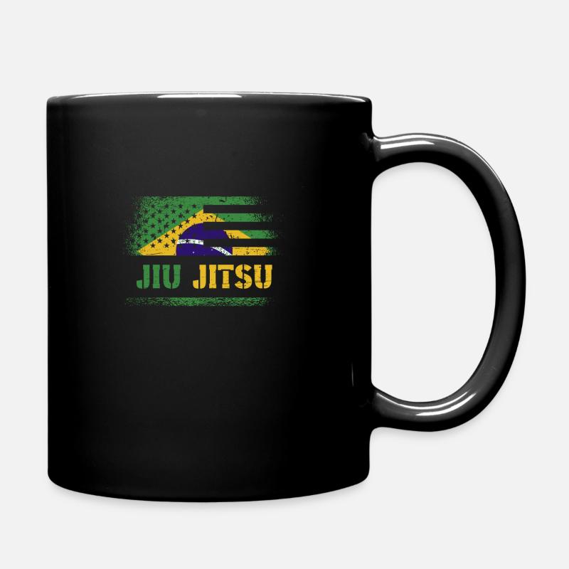 BJJ Brasilianischer Jiu Jitsu Jiu Jitsu Kämpfer - Tasse einfarbig - Schwarz