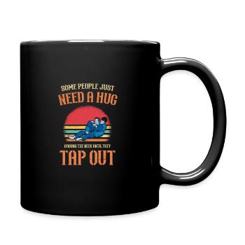 BJJ Brazilian Jiu Jitsu Jiu Jitsu Fighter - Full Colour Mug - black - Right