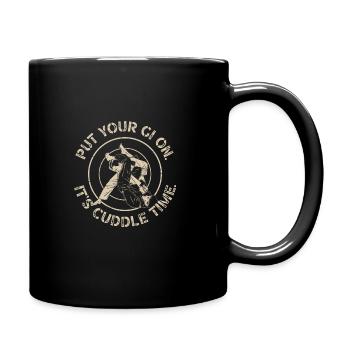 BJJ Brazilian Jiu Jitsu Jiu Jitsu Fighter - Full Colour Mug - black - Right