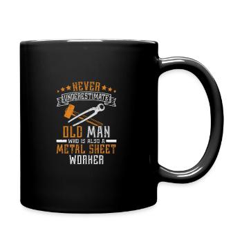 Travail de la tôle pour un tôlier - Mug uni - noir - Droite