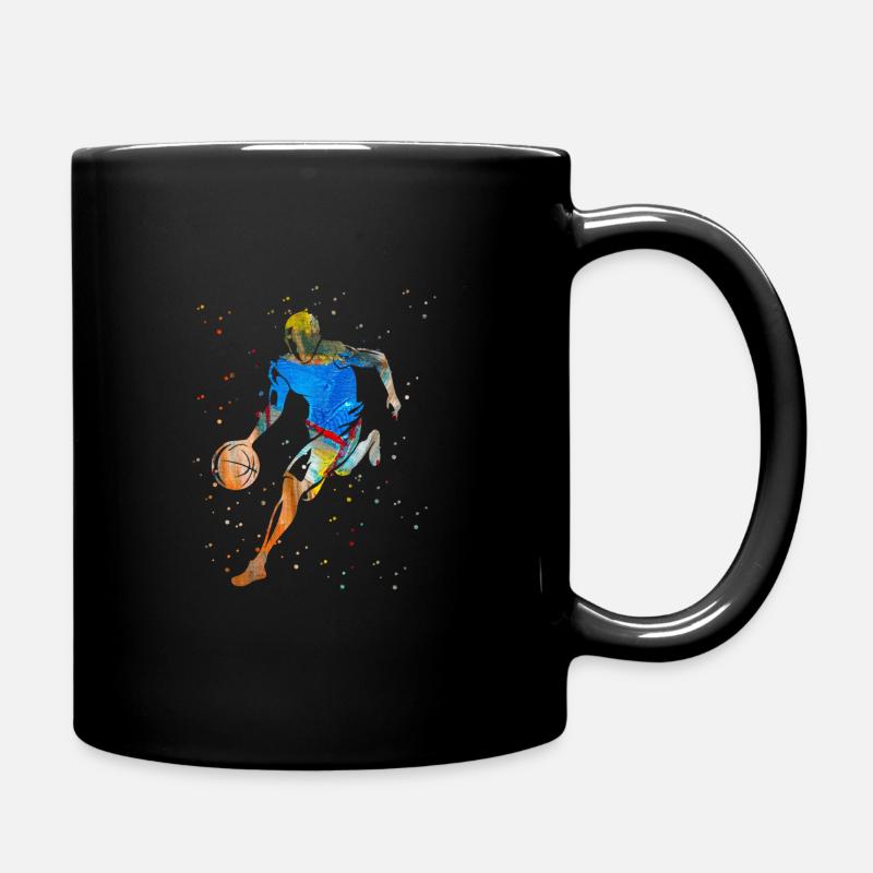 Basketball - Tasse einfarbig - Schwarz