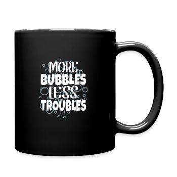 Production de savon Bulles de savon - Mug uni - noir - Droite