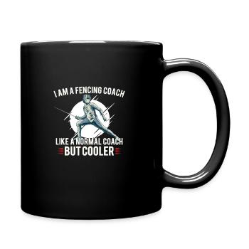 Fencing Trainer Fence Fence Son Daughter - Full Colour Mug - black - Right