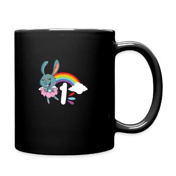 1. Birthday Ballet Ballerina Dance Dancer - Tasse einfarbig - Schwarz - Rechts