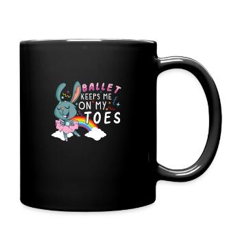 Ballet Ballerina Dance Dancer Dancing Ballet Gift - Full Colour Mug - black - Right