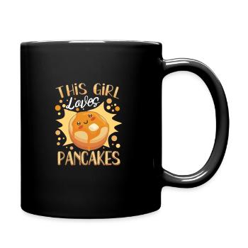 Pancake Maker Pancake Lover Drôle de gaufre - Mug uni - noir - Droite