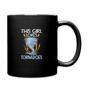 Meteorologie-kindertornado-sturm, Der Sturm-fan - Tasse einfarbig - Schwarz - Rechts