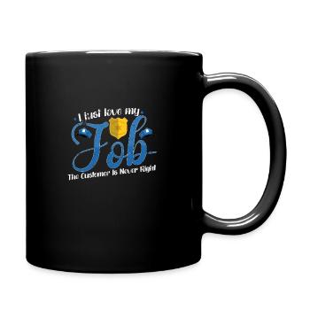 Bureau de police des policiers - Mug uni - noir - Droite
