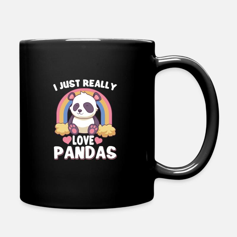 Pandabear Panda Bambou Faune Chine - Mug uni - noir