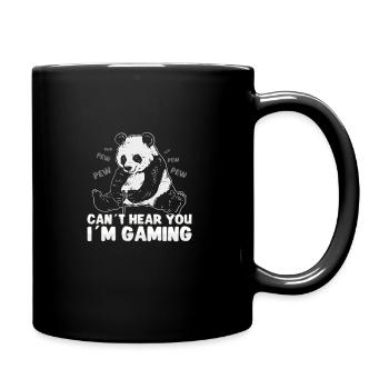 Panda Fan Gamer E-sport Gaming Pew Pew Pandafakas! - Mug uni - noir - Droite