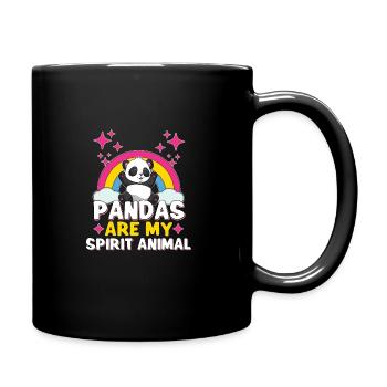 Panda Ours Panda Bambou Faune Chine - Mug uni - noir - Droite