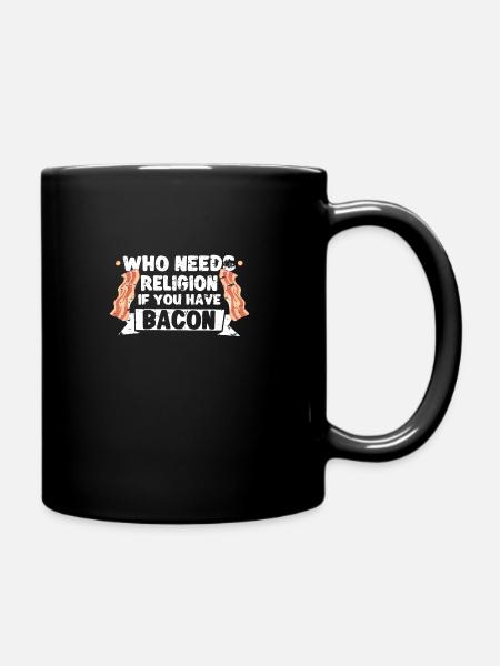 Atheist Atheism Anti-religion Securalism God - Full Colour Mug - black